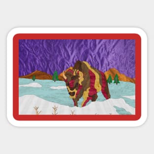 Highland Buffalo Sticker